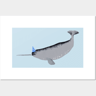 Cute Narwhal Posters and Art